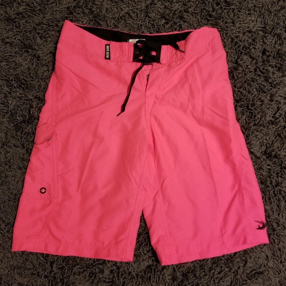Pink board shorts